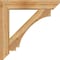 Ekena Millwork Imperial Slat Rough Sawn Bracket w/ Offset Brace, Western Red Cedar, 8"W x 40"D x 40"H BKT0806X40X40IMP06RWR - alternate 3